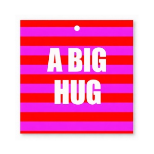Cadeaukaartje Neon – “A big hug”