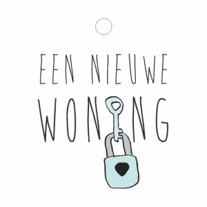 cadeaukaartje –  Een nieuwe woning