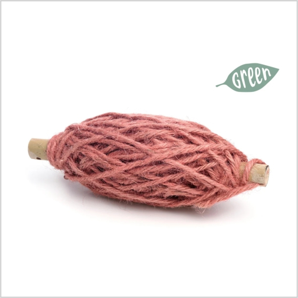 Vlaskoord oud roze – 25 meter