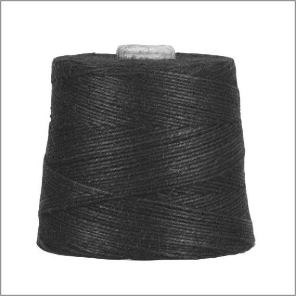 Jute touw 500 meter – zwart