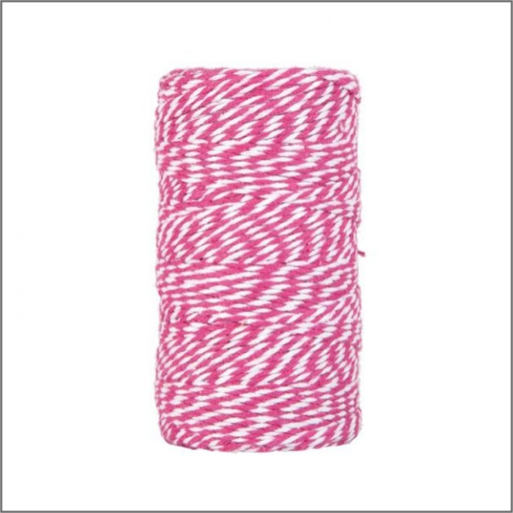 Twist koord pink – 100 meter