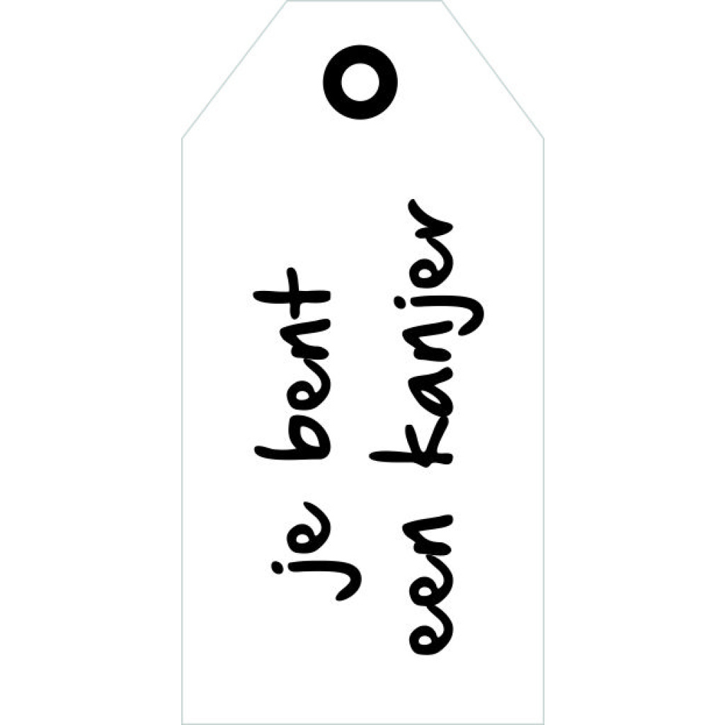 cadeaukaartje - Je bent een kanjer