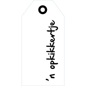 cadeaukaartje – ’n opkikker