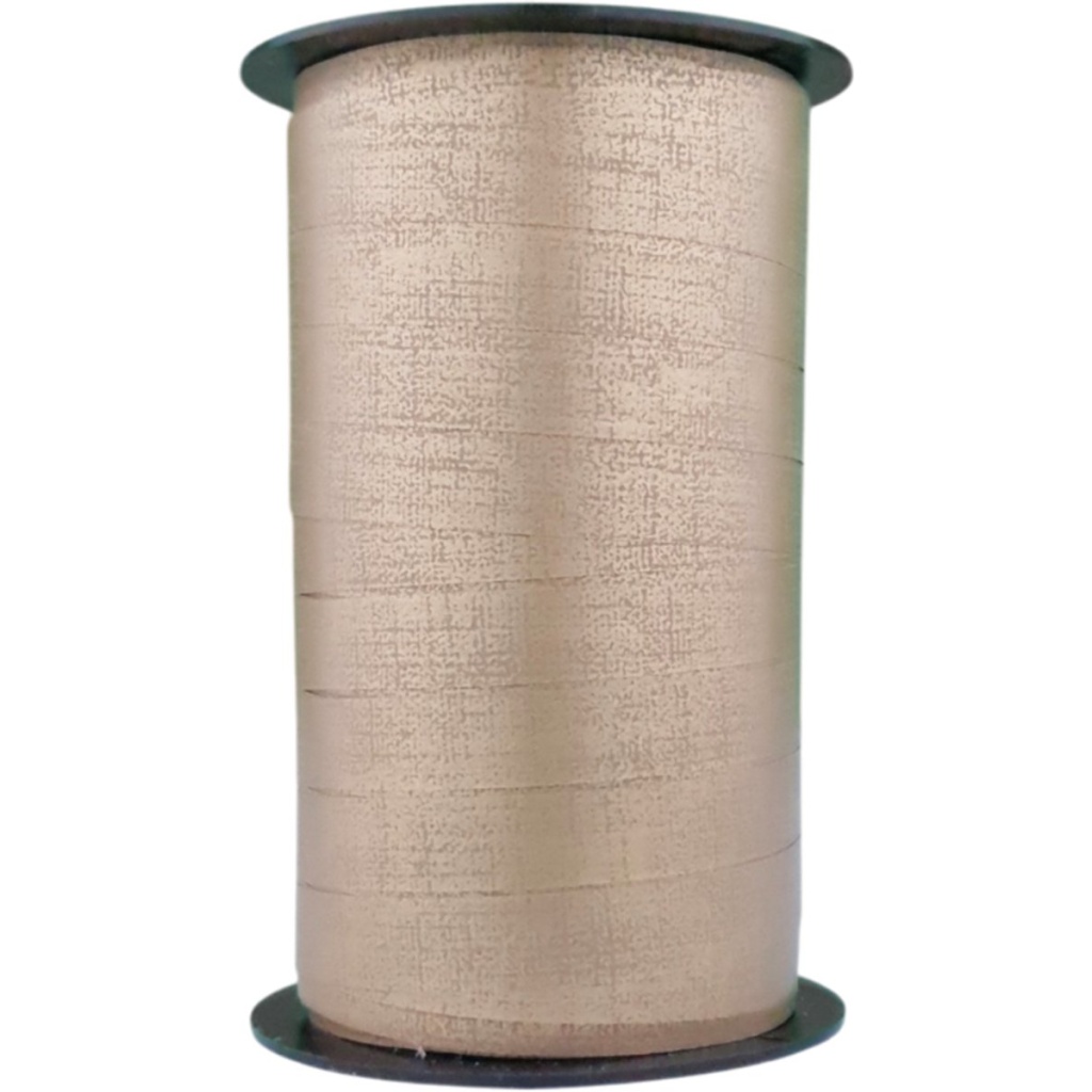 Krullint Champagne Goud met Textuurprint – 10mm x 50m – Luxe Cadeaulint voor Feestelijke Verpakkingen & Decoratie