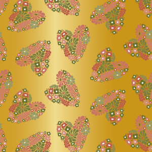 Cadeaupapier - Golden Garden – 5 Stuks – 200x70 cm – Botanisch & Elegant - Inpakpapier