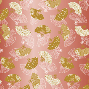 Cadeaupapier - Golden Garden – 5 Stuks – 200x70 cm – Botanisch & Elegant - Inpakpapier