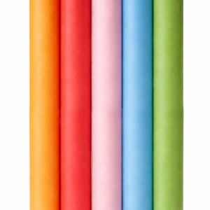 Cadeaupapier - ColorEssence – 5 Stuks – 200x70 cm – Kleurrijk & Duurzaam - Inpakpapier