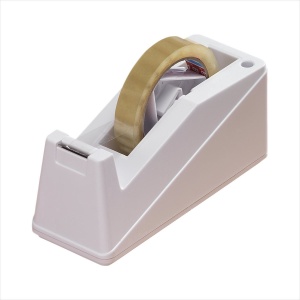 Plakband Houder - Wit - Tape Dispenser - Voor Professioneel Gebruik (extra zwaar)