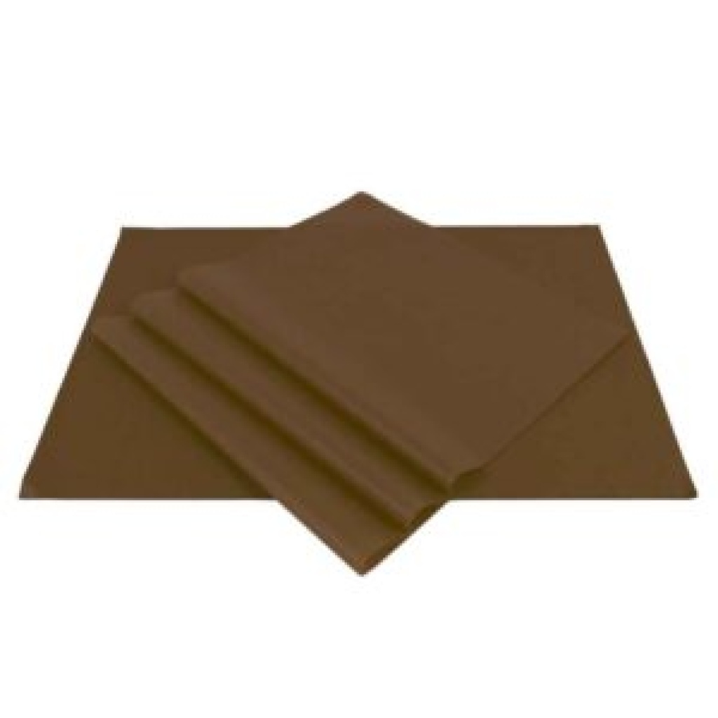 Zijdevloei – 240 vel – 50x70cm – Chocolade bruin