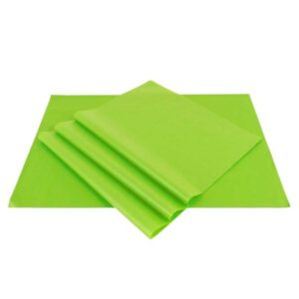 Zijdevloei – 240 vel – 50x70cm – Lime groen