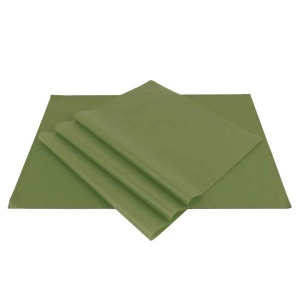 Zijdevloei – 240 vel – 50x70cm – Olijf groen