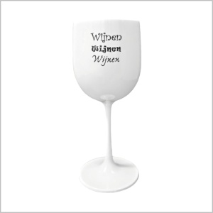 Wijnglas - kunststof - wijnen wijnen wijnen