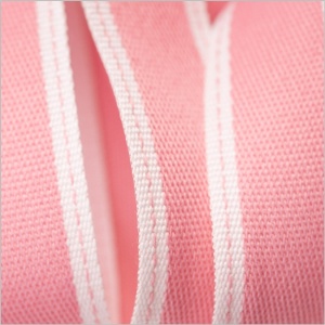 katoen lint - Baby lint – roze – 15 mm x 10 meter