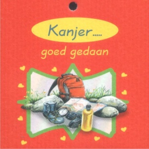 Cadeaukaartje – Kanjer - goed gedaan