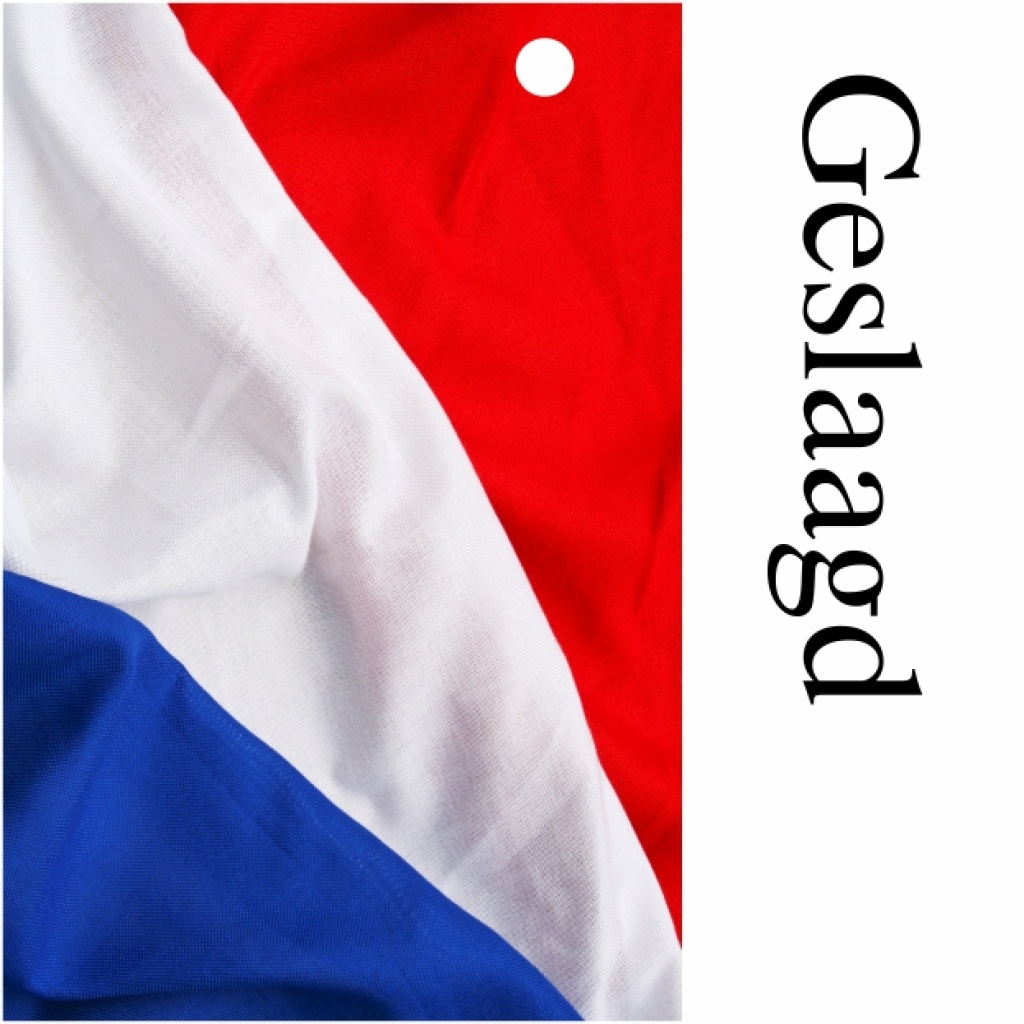 Cadeaukaartje – Geslaagd Vlag