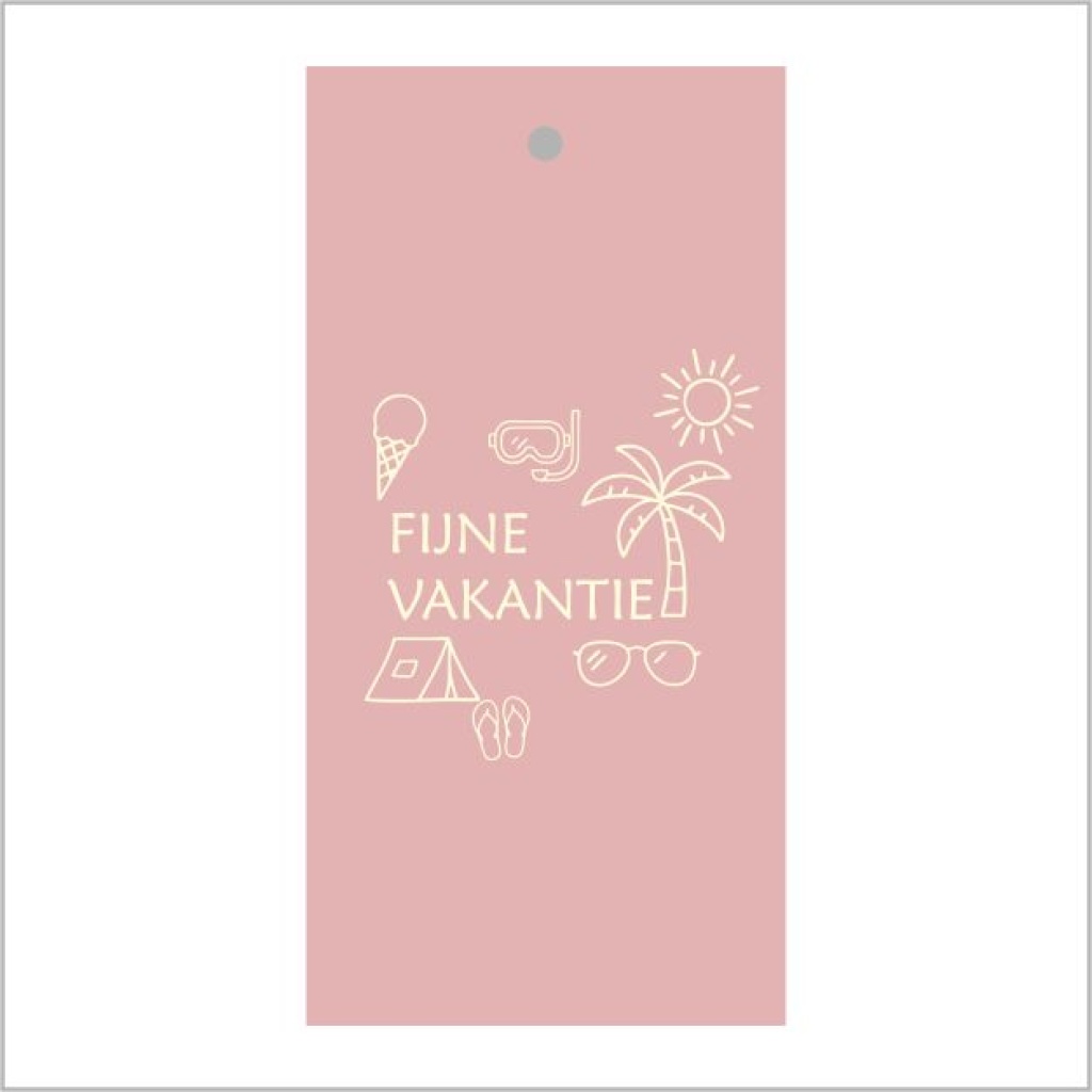Cadeaukaartje – Fijne vakantie