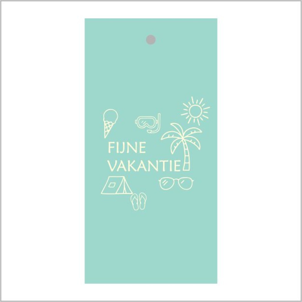 Cadeaukaartje – Fijne vakantie
