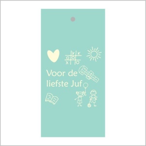 Cadeaukaartje – Voor de liefste Juf