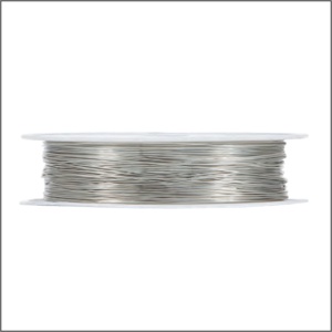 Fijn zilverkleurig metaaldraad - 0.3mm x 25 meter (kopie)