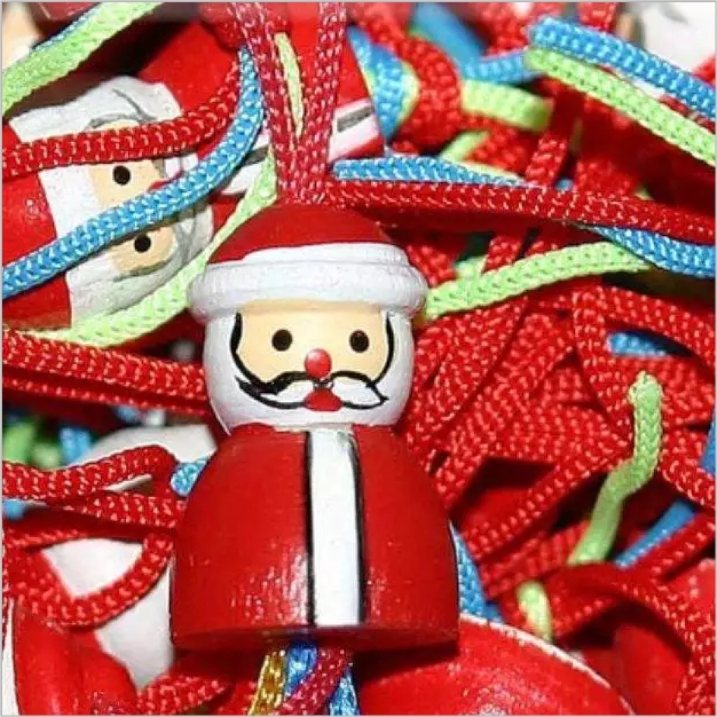 Gelukspoppetje – Kerstman - 100 stuks