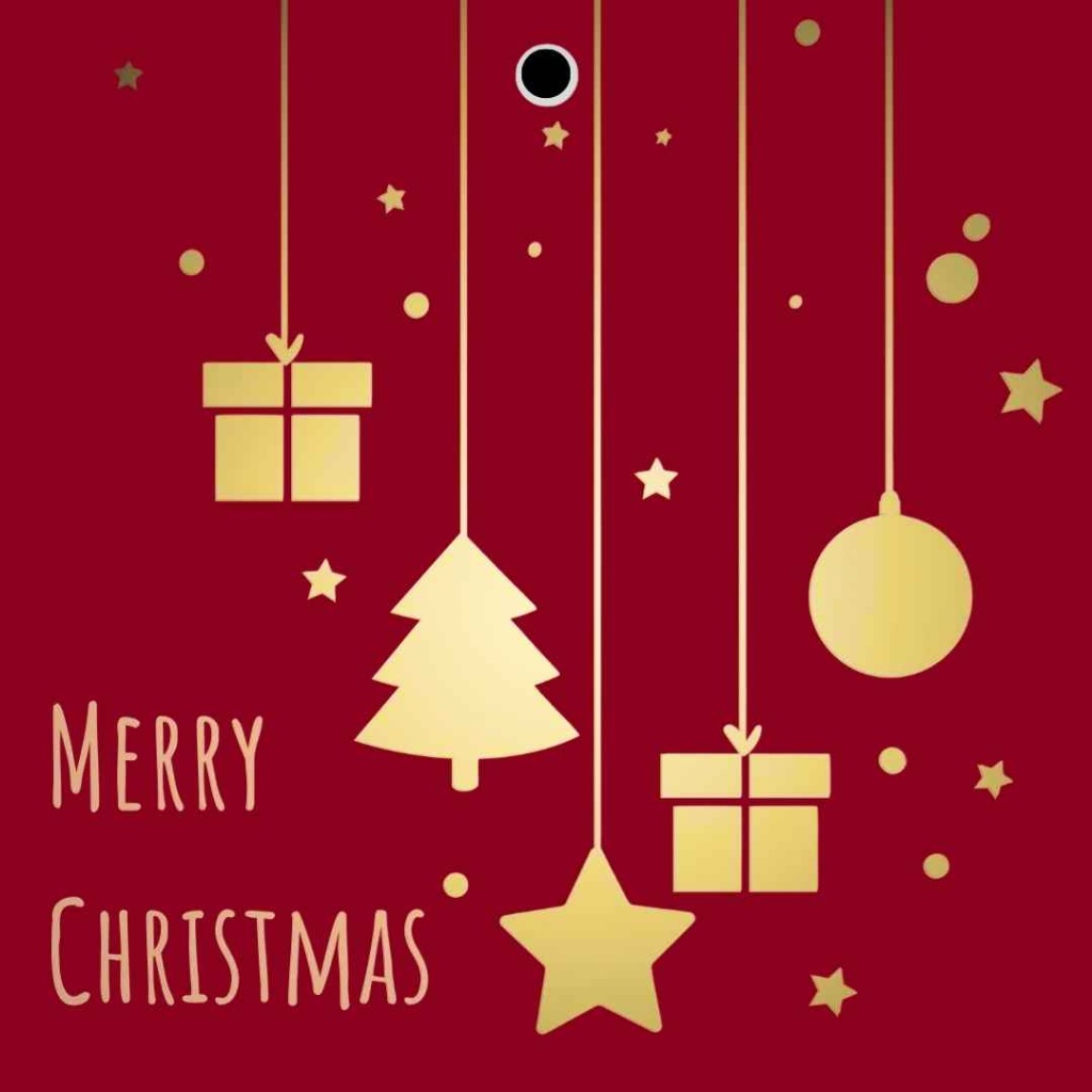 Cadeaukaartje – Merry Christmas