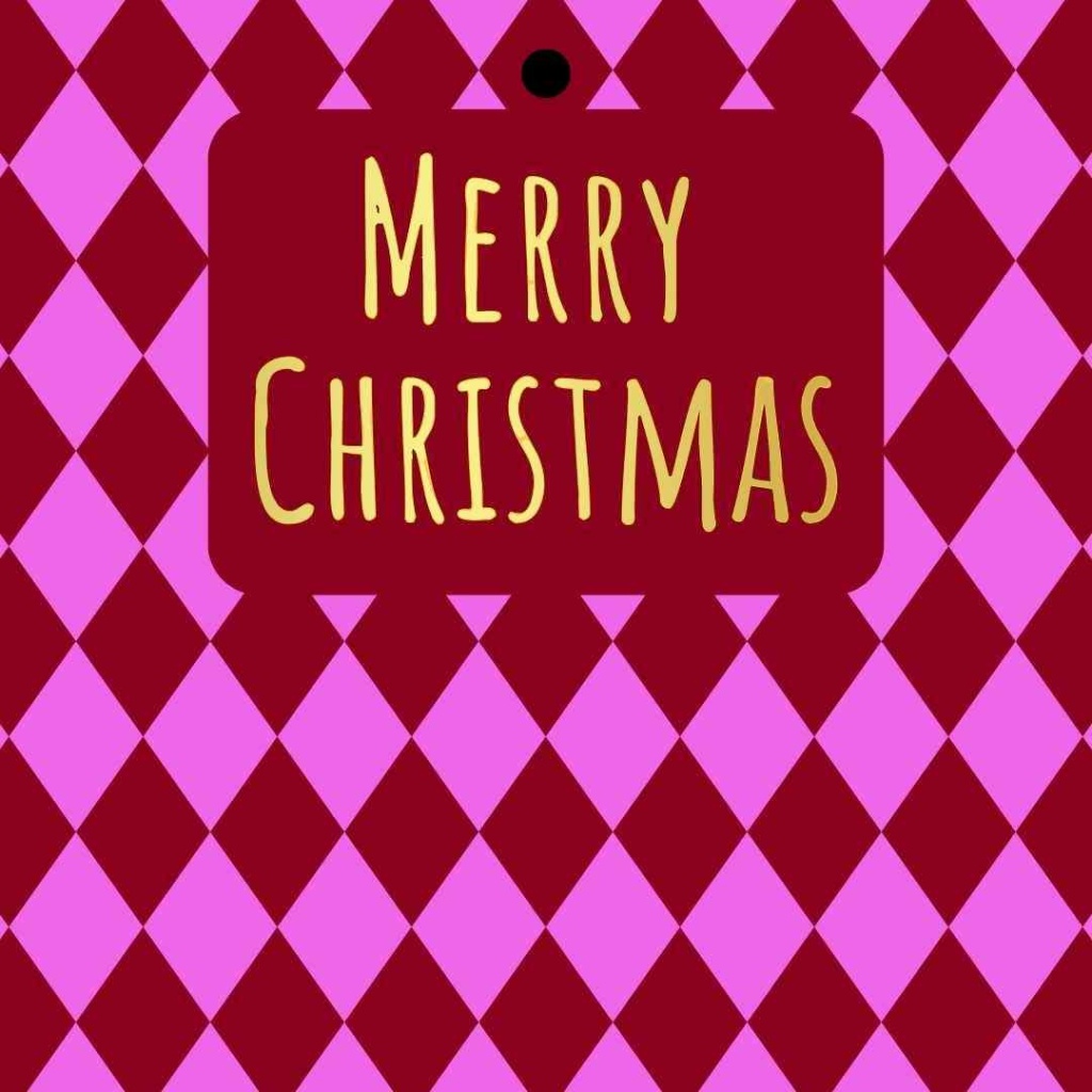 Cadeaukaartje – Merry Christmas