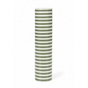 Papierrol – Streep groen / Wit – 60 Grams – 50cm x 100m