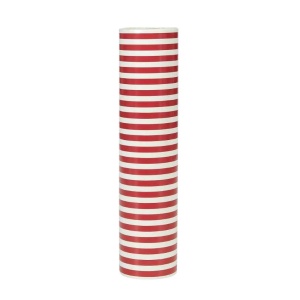 Papierrol – Streep Rood / Wit – 60 Grams – 50cm x 100m