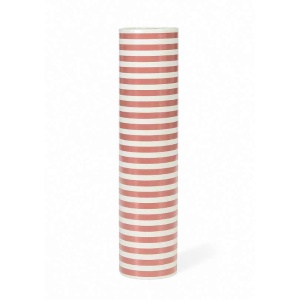 Papierrol – Streep Peach / Wit – 60 Grams – 50cm x 100m