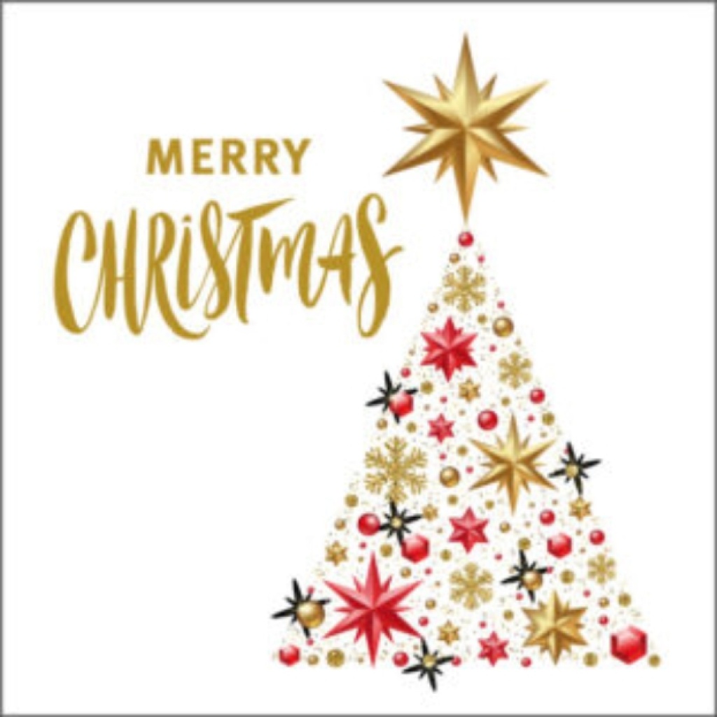 Cadeaukaartje – Merry Christmas