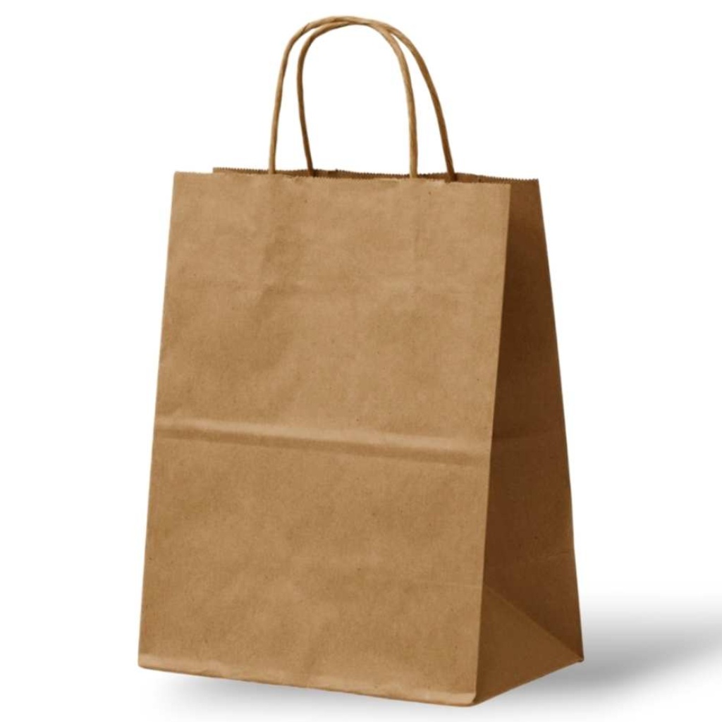 Papieren Tas (XL) – Bruin Kraft – 50 Stuks - 46x16x49 cm