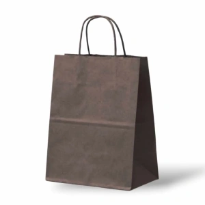 Papieren Tas (L) – Chocolade Bruin