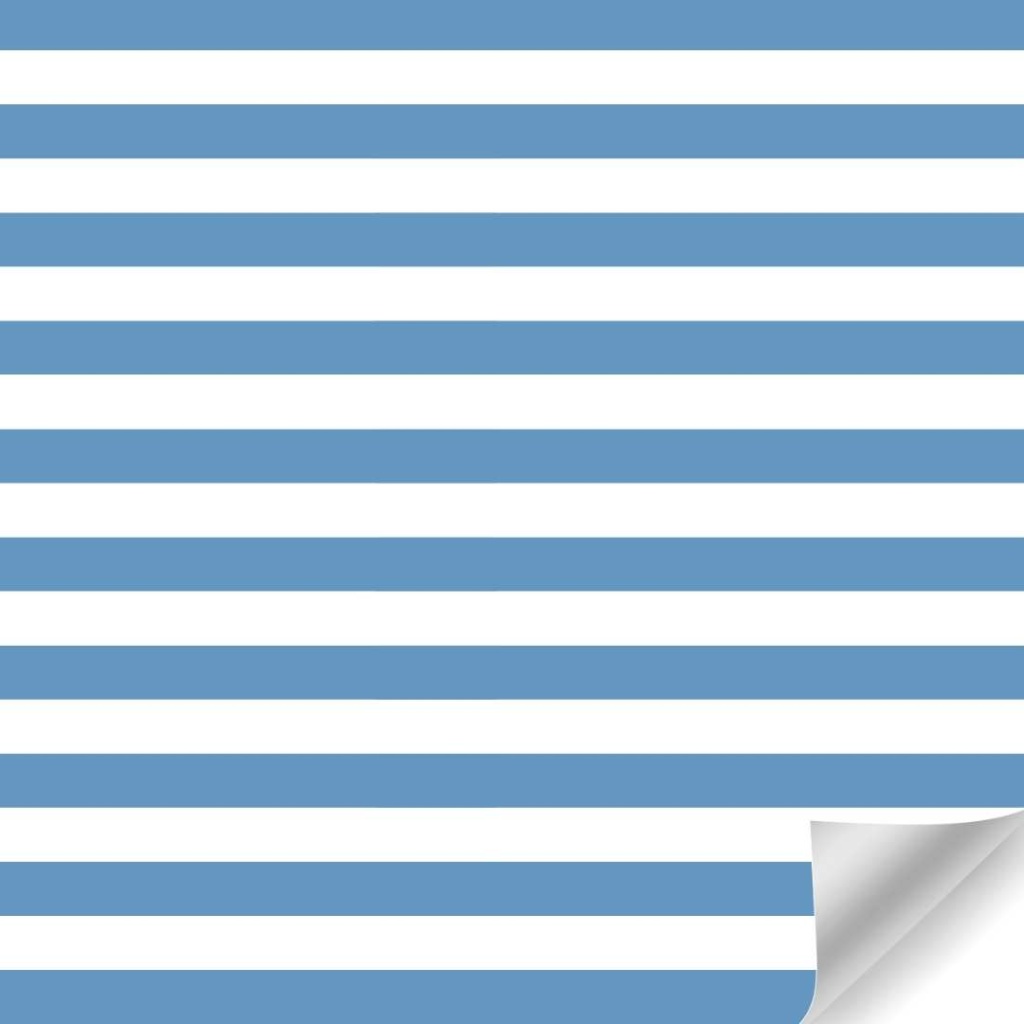 Papierrol – Streep Blauw