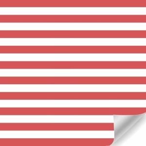 Papierrol – Streep Rood