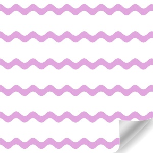 Papierrol – Zigzag Paars