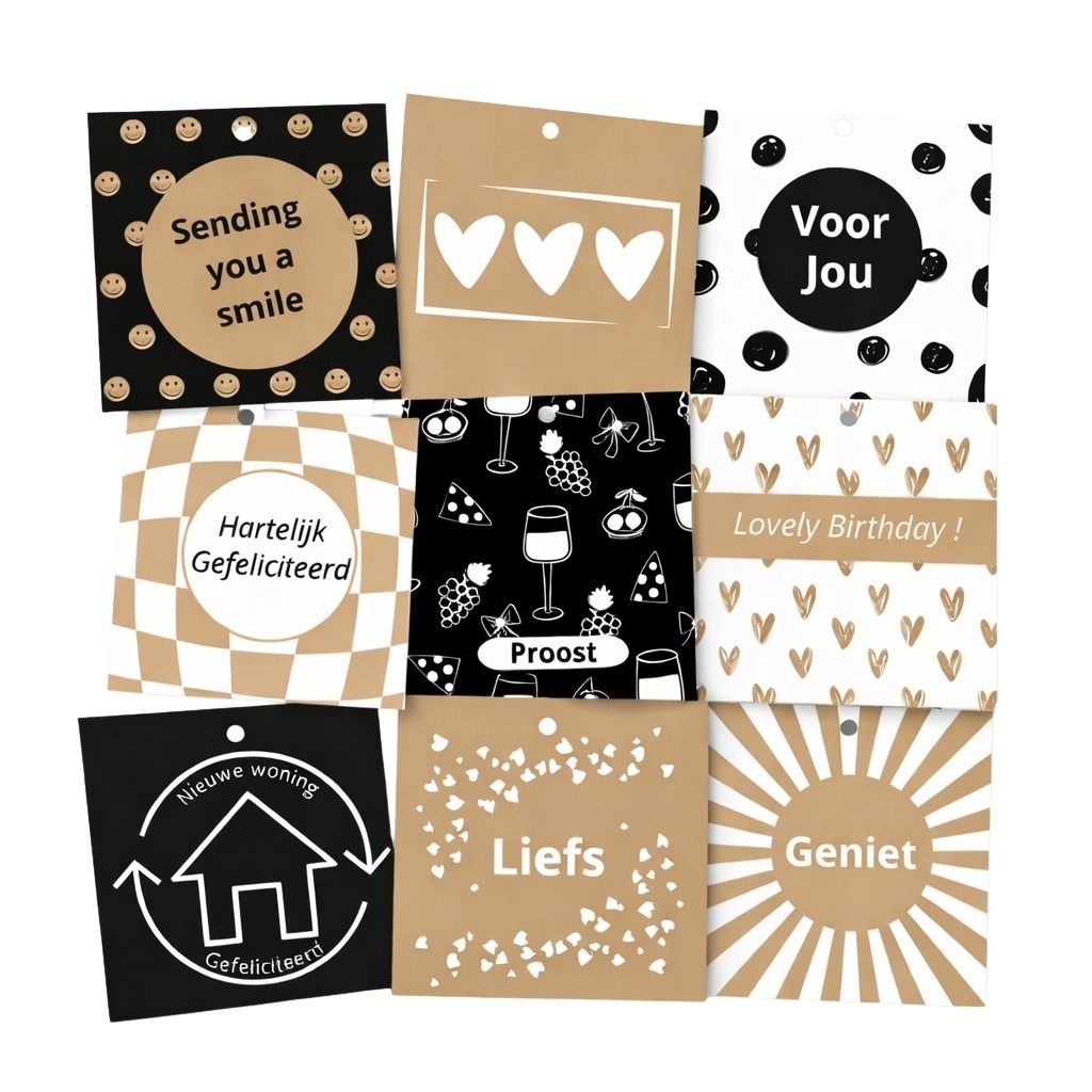 Cadeaukaartjes set