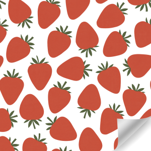 Papierrol – Aardbei