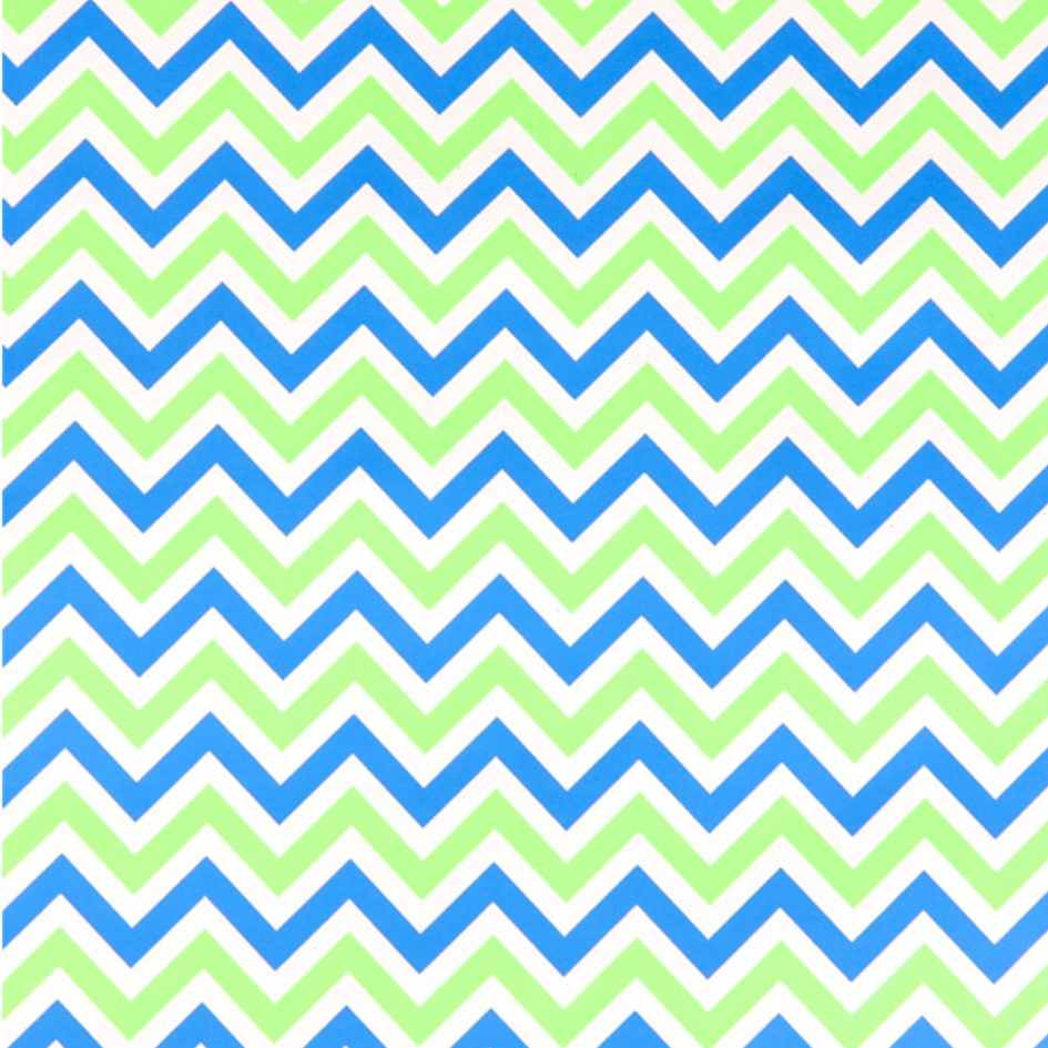 Chevron blauw groen