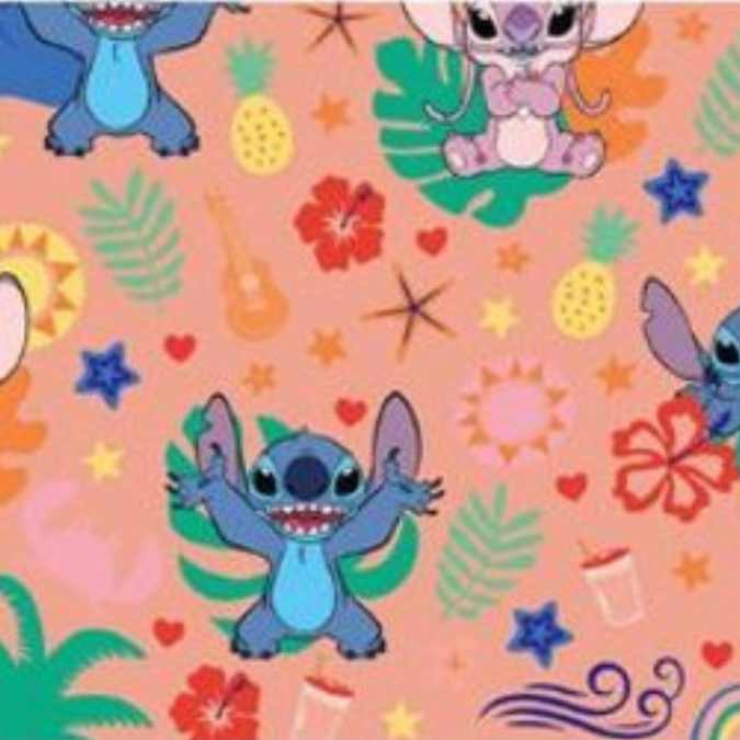 Stitch tropisch roze