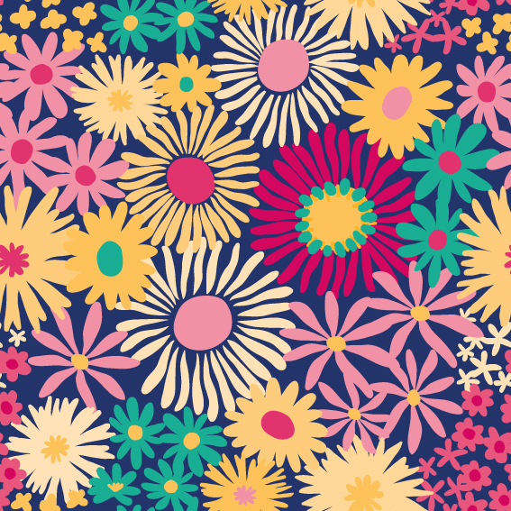 Bloemen fel