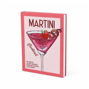 Cadeauboek met Martini-print - 25 x 33 x 4 cm