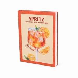 Cadeauboek 'Spritz' met frisse cocktailprint - 25 x 33 x 4 cm