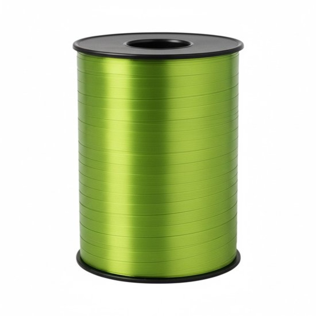 Krullint Limegroen - 5 mm x 500 meter - Cadeaulint / Sierlint / Verpakkingslint - Glanzend & Sterk