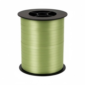 Krullint Olijf Groen - 5 mm x 500 meter - Cadeaulint op Rol - Makkelijk te Krullen - Voor Cadeauverpakking, Ballonnen & Feestdecoratie