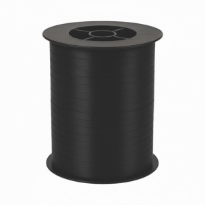 Krullint Zwart - 5 mm x 500 meter - Cadeaulint op Rol - Makkelijk te Krullen - Voor Cadeauverpakking, Ballonnen & Feestdecoratie