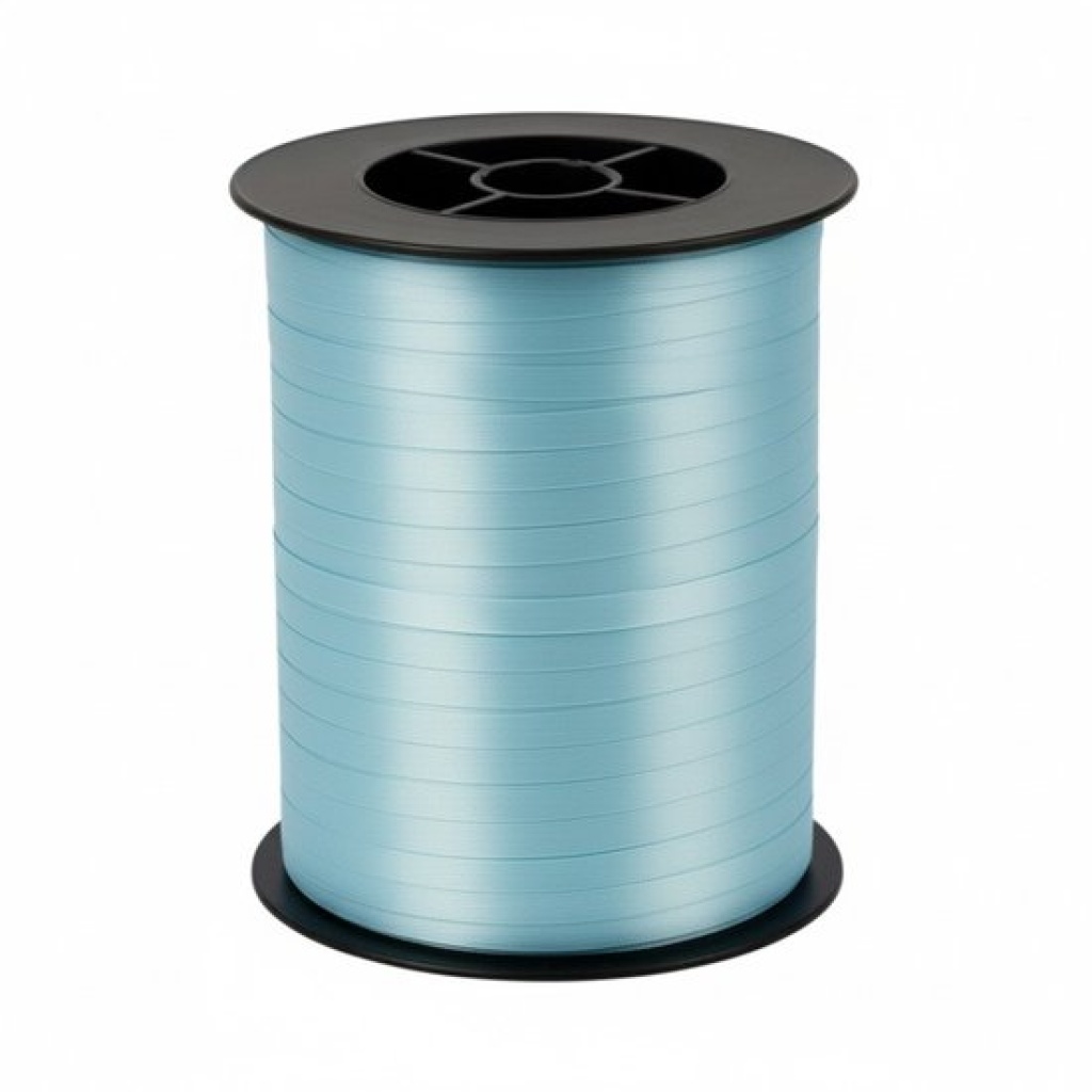 Krullint Babyblauw - 5 mm x 500 meter - Cadeaulint op Rol - Makkelijk te Krullen - Voor Cadeauverpakking, Ballonnen & Feestdecoratie