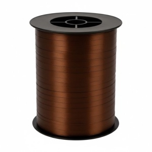 Krullint Chocolade Bruin - 5 mm x 500 meter - Cadeaulint op Rol - Makkelijk te Krullen - Voor Cadeauverpakking, Ballonnen & Feestdecoratie