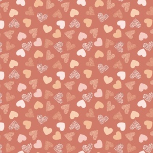 Cadeaupapier Set - Happy Vibes Collection (5 Stuks) - 200×70 cm - Zalm & Roze - Hartjes, Bloemen & Botanische Prints - Inpakpapier