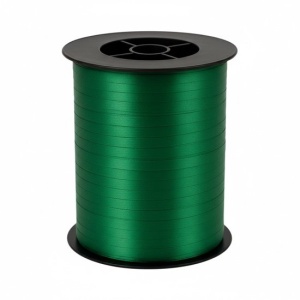 Krullint Donker Groen - 5 mm x 500 meter - Cadeaulint op Rol - Makkelijk te Krullen - Voor Cadeauverpakking, Ballonnen & Feestdecoratie