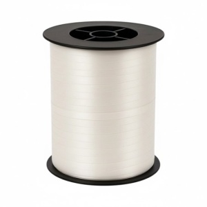 Krullint Wit - 5 mm x 500 meter - Cadeaulint op Rol - Makkelijk te Krullen - Voor Cadeauverpakking, Ballonnen & Feestdecoratie